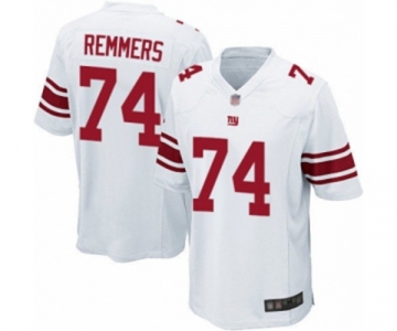 Men's New York Giants #74 Mike Remmers Game White Football Jersey