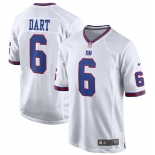 Men's New York Giants Jaxson Dart Nike White Alternate Vintage White Game Jersey