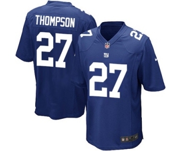 Men's Nike New York Giants #27 Darian Thompson Game Royal Blue Team Color NFL Jersey