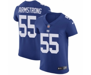 Men's Nike New York Giants #55 Ray-Ray Armstrong Royal Blue Team Color Vapor Untouchable Elite Player NFL Jersey