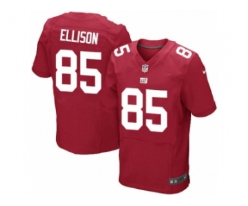 Men's Nike New York Giants #85 Rhett Ellison Elite Red Alternate NFL Jersey