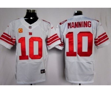 nike nfl jerseys new york giants #10 manning white[Elite c patch]