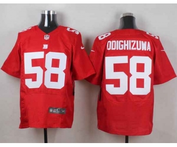 nike nfl jerseys new york giants #58 odighizuwa red[Elite][odighizuwa]