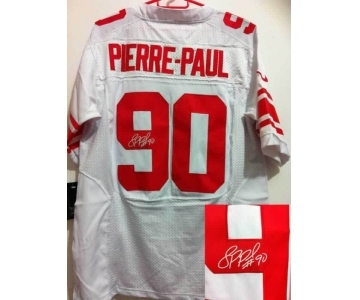 nike nfl jerseys new york giants #90 pierre.paul white[Elite signature]