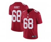 Men Nike New York Giants #68 Bobby Hart Red Alternate Vapor Untouchable Limited Player NFL Jersey
