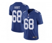 Men Nike New York Giants #68 Bobby Hart Royal Blue Team Color Vapor Untouchable Limited Player NFL Jersey
