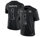 Men's New York Giants #1 Malik Nabers Black F.U.S.E. 2026 Salute to Service Limited Football Stitched Jersey Men's New York Giants #1 Malik Nabers Black F.U.S.E. 2026 Salute to Service Limited Football Stitched Jersey
