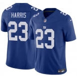 Men's New York Giants #23 Najee Harris Blue 2026 F.U.S.E. Vapor Untouchable Limited Football Stitched Jersey Men's New York Giants #23 Najee Harris Blue 2026 F.U.S.E. Vapor Untouchable Limited Football Stitched Jersey