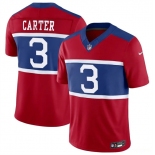 Men's New York Giants #3 Abdul Carter Red 2026 Alternate Vapor F.U.S.E. Limited Stitched Football Jersey Men's New York Giants #3 Abdul Carter Red 2026 Alternate Vapor F.U.S.E. Limited Stitched Football Jersey