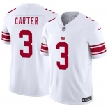Men's New York Giants #3 Abdul Carter White 2026 F.U.S.E. Vapor Untouchable Limited Stitched Jersey