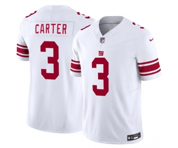 Men's New York Giants #3 Abdul Carter White 2026 F.U.S.E. Vapor Untouchable Limited Stitched Jersey