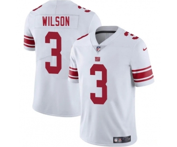 Men's New York Giants #3 Russell Wilson White 2025 Vapor Untouchable Limited Football Stitched Jersey