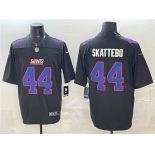 Men's New York Giants #44 Cam Skattebo Black Fashion Vapor Untouchable Limited Football Stitched Jersey