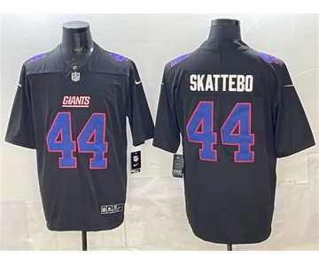 Men's New York Giants #44 Cam Skattebo Black Fashion Vapor Untouchable Limited Football Stitched Jersey