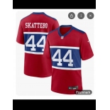 Men's New York Giants #44 Cam Skattebo Century Red Alternate Vapor Limited Football Stitched Jersey