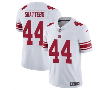 Men's New York Giants #44 Cam Skattebo White 2025 Draft Vapor Untouchable Limited Football Stitched Jersey