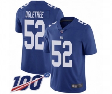 Men's New York Giants #52 Alec Ogletree Royal Blue Team Color Vapor Untouchable Limited Player 100th Season Football Jersey