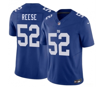 Men's New York Giants #52 Arvell Reese Blue 2026 Draft F.U.S.E. Vapor Untouchable Limited Football Stitched Jersey