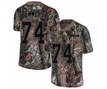 Men's New York Giants #74 Mike Remmers Limited Camo Rush Realtree Football Jersey