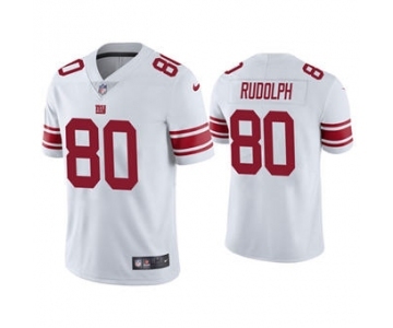 Men's New York Giants #80 Kyle Rudolph White Vapor Untouchable Limited Stitched Football Jersey