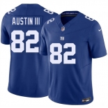 Men's New York Giants #82 Calvin Austin III Blue 2026 F.U.S.E. Vapor Untouchable Limited Football Stitched Jersey Men's New York Giants #82 Calvin Austin III Blue 2026 F.U.S.E. Vapor Untouchable Limited Football Stitched Jersey