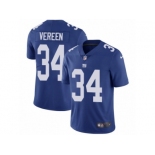 Men's Nike New York Giants #34 Shane Vereen Vapor Untouchable Limited Royal Blue Team Color NFL Jersey