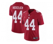 Men's Nike New York Giants #44 Mark Herzlich Vapor Untouchable Limited Red Alternate NFL Jersey