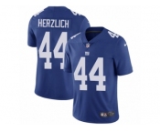 Men's Nike New York Giants #44 Mark Herzlich Vapor Untouchable Limited Royal Blue Team Color NFL Jersey