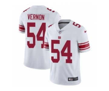 Men's Nike New York Giants #54 Olivier Vernon Vapor Untouchable Limited White NFL Jersey