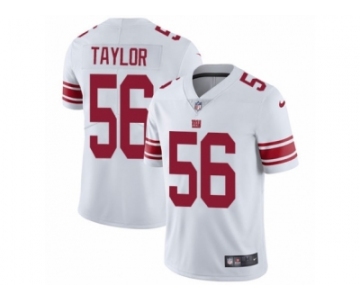 Men's Nike New York Giants #56 Lawrence Taylor Vapor Untouchable Limited White NFL Jersey