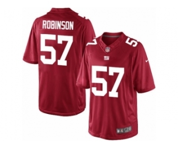 Men's Nike New York Giants #57 Keenan Robinson Limited Red Alternate NFL Jersey