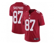 Men's Nike New York Giants #87 Sterling Shepard Vapor Untouchable Limited Red Alternate NFL Jersey
