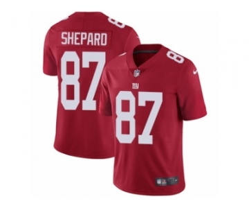 Men's Nike New York Giants #87 Sterling Shepard Vapor Untouchable Limited Red Alternate NFL Jersey