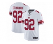 Men's Nike New York Giants #92 Michael Strahan Vapor Untouchable Limited White NFL Jersey