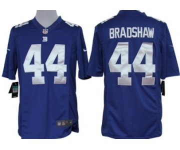 Nike New York Giants #44 Ahmad Bradshaw Blue Limited Jersey