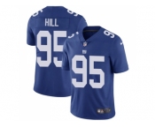 Nike New York Giants #95 B.J. Hill Royal Blue Team Color Men Stitched NFL Vapor Untouchable Limited Jersey