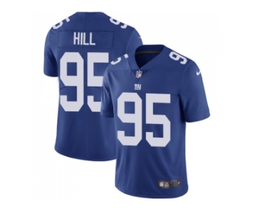 Nike New York Giants #95 B.J. Hill Royal Blue Team Color Men Stitched NFL Vapor Untouchable Limited Jersey