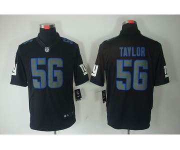 nike nfl jerseys new york giants #56 taylor black[nike limited]