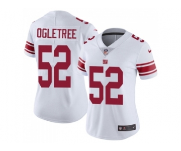 Women Nike New York Giants #52 Alec Ogletree White Stitched NFL Vapor Untouchable Limited Jersey