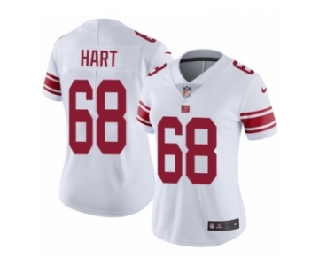 Women Nike New York Giants #68 Bobby Hart White Vapor Untouchable Limited Player NFL Jersey