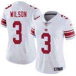 Women's New York Giants #3 Russell Wilson White 2025 Vapor Untouchable Limited Stitched Jersey
