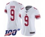 Women's New York Giants #9 Riley Dixon White Vapor Untouchable Limited Player 100th Season Football Jersey