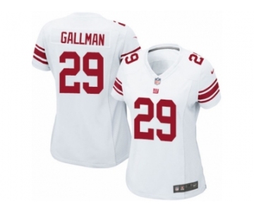 Women's Nike New York Giants #29 Wayne Gallman Limited White NFL Jersey