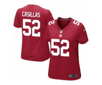 Women's Nike New York Giants #52 Jonathan Casillas Game Red Alternate NFL Jersey