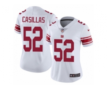 Women's Nike New York Giants #52 Jonathan Casillas Vapor Untouchable Limited White NFL Jersey