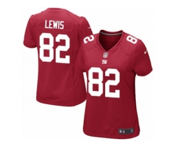 Women's Nike New York Giants #82 Roger Lewis Limited Red Alternate NFL Jersey
