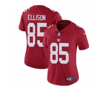 Women's Nike New York Giants #85 Rhett Ellison Vapor Untouchable Limited Red Alternate NFL Jersey