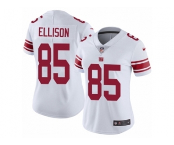 Women's Nike New York Giants #85 Rhett Ellison Vapor Untouchable Limited White NFL Jersey