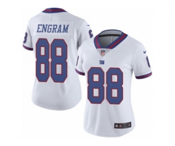 Women's Nike New York Giants #88 Evan Engram Limited White Rush NFL Jersey