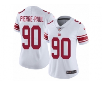 Women's Nike New York Giants #90 Jason Pierre-Paul Vapor Untouchable Limited White NFL Jersey